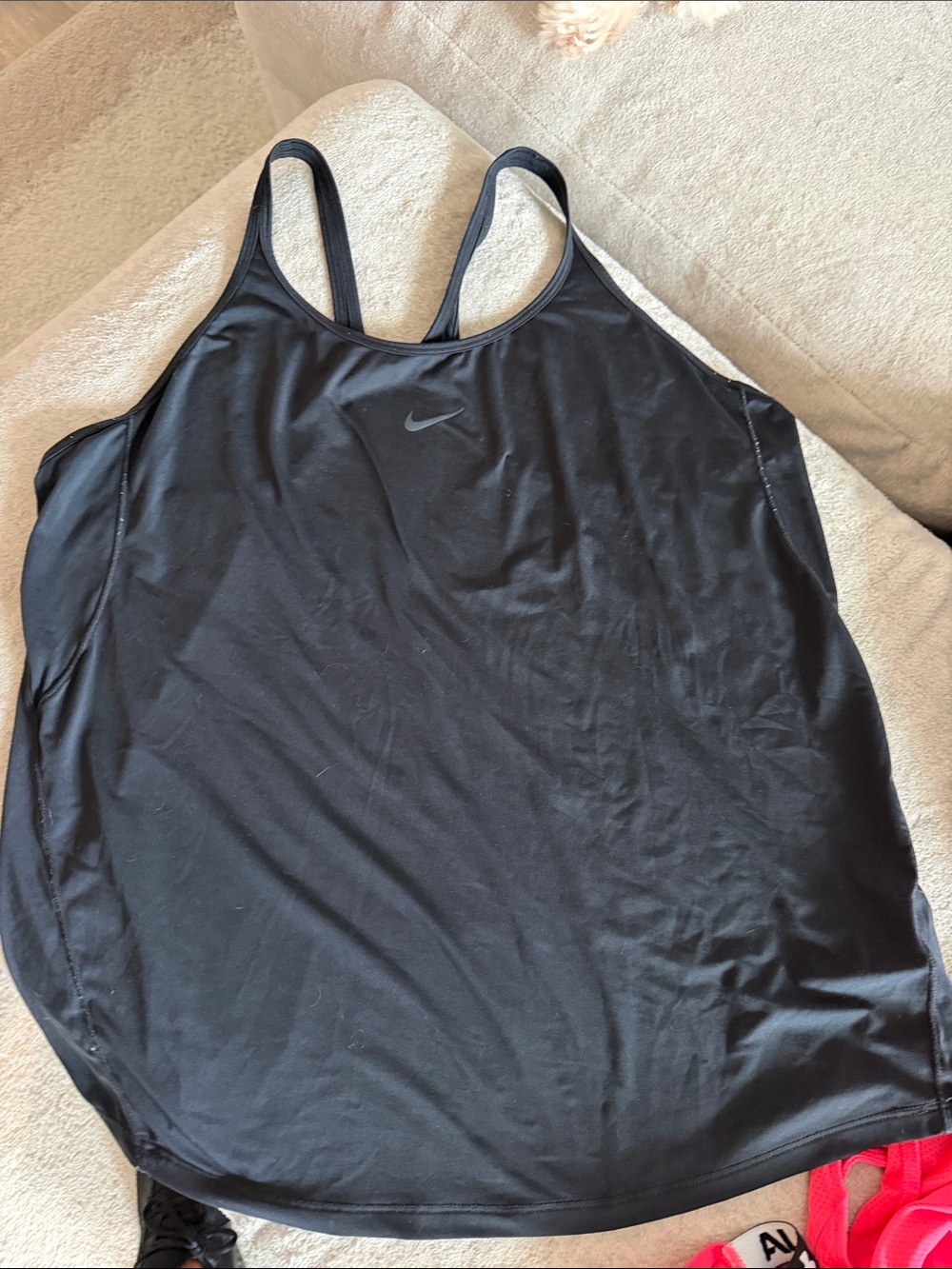 Nike Black Scoop Neck Athletic Tank